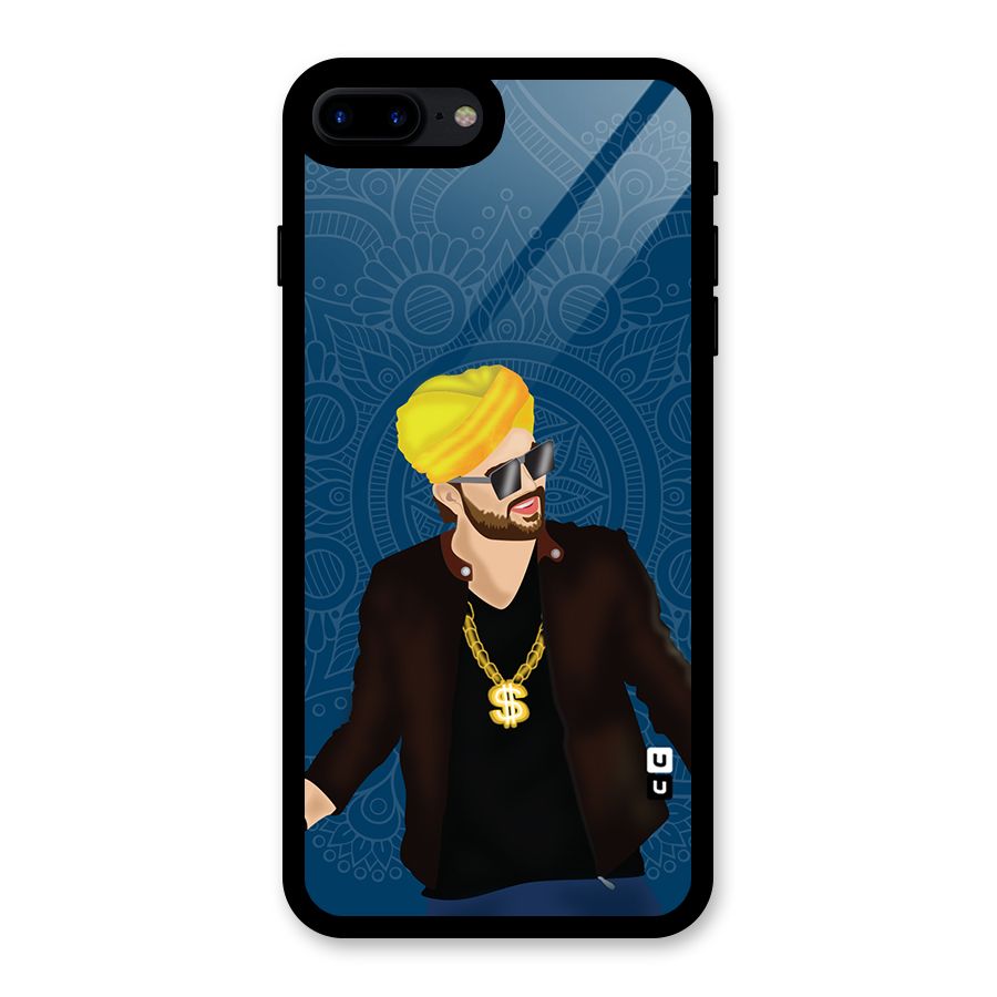 Indie Pop Illustration Glass Back Case for iPhone 8 Plus