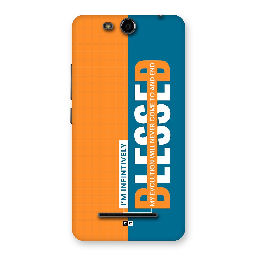 Infinite Blessed Back Case for Canvas Juice 3 Q392