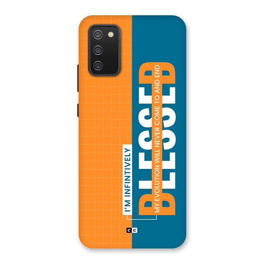Infinite Blessed Back Case for Galaxy F02s