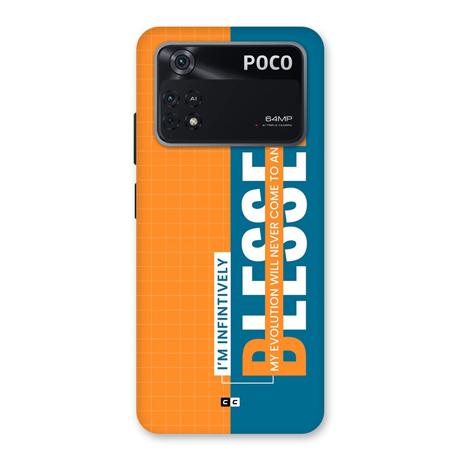 Infinite Blessed Back Case for Poco M4 Pro 4G