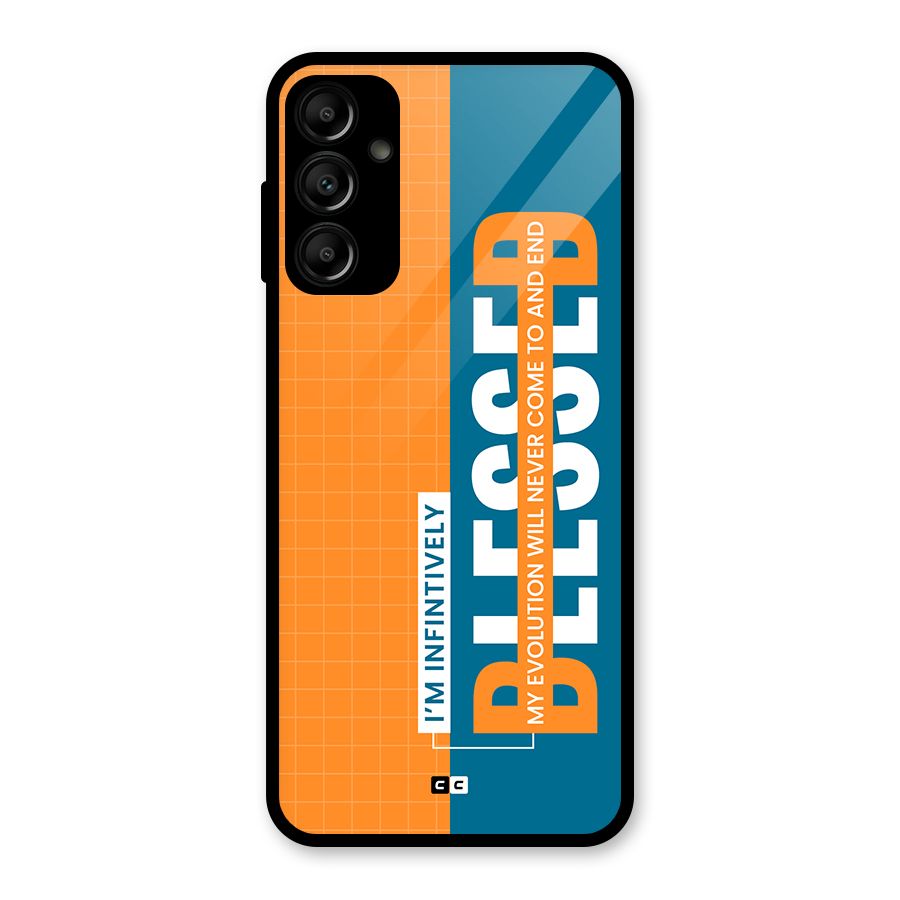 Infinite Blessed Glass Back Case for Galaxy A14 5G
