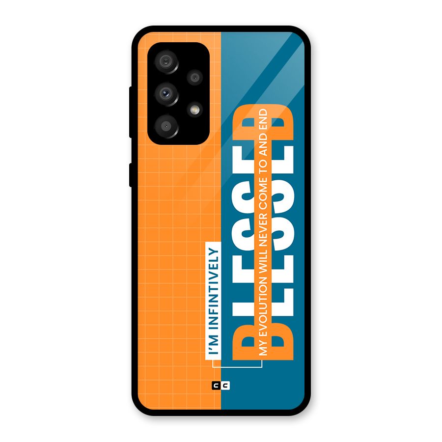 Infinite Blessed Glass Back Case for Galaxy A32