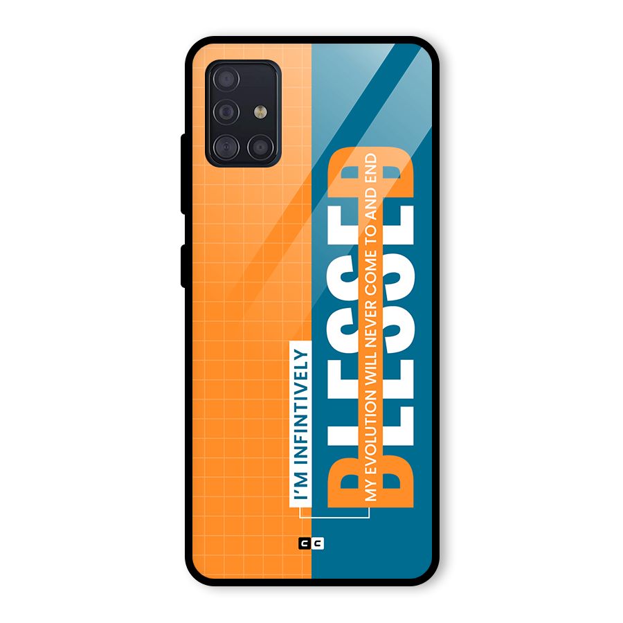 Infinite Blessed Glass Back Case for Galaxy A51
