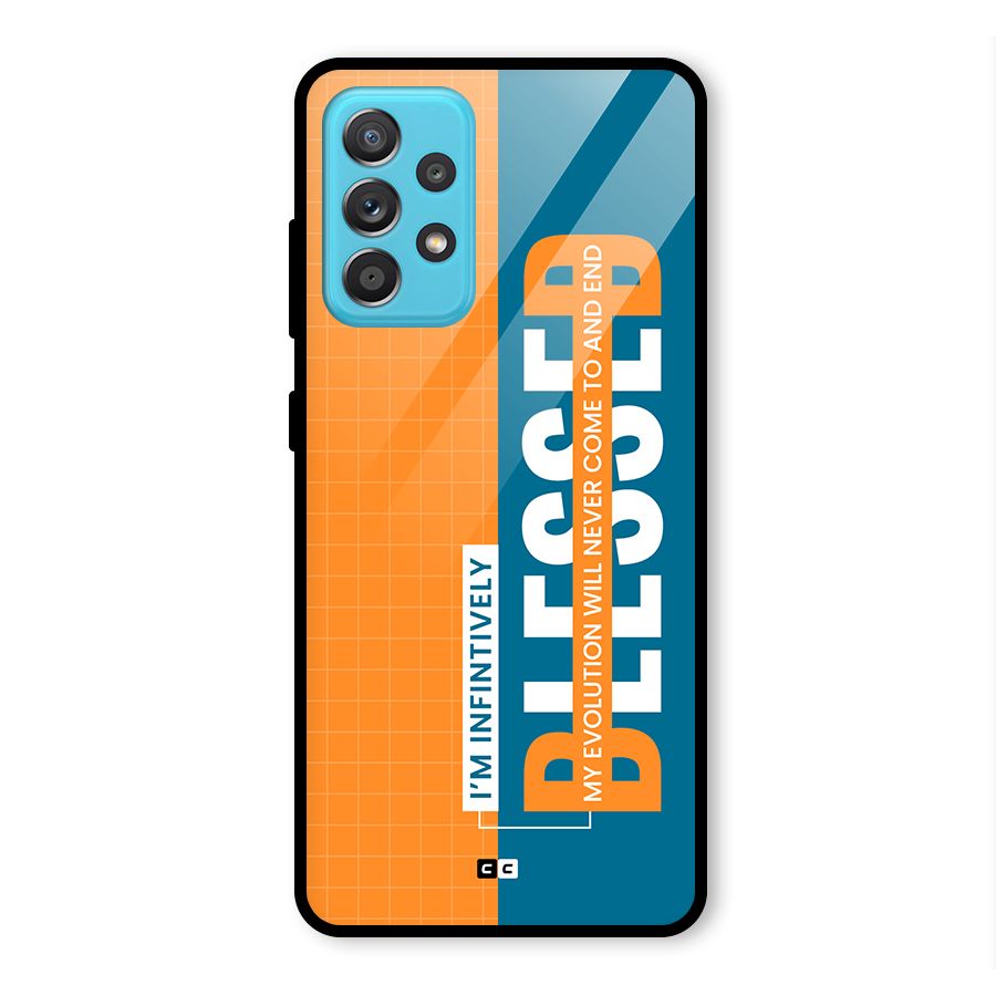 Infinite Blessed Glass Back Case for Galaxy A52