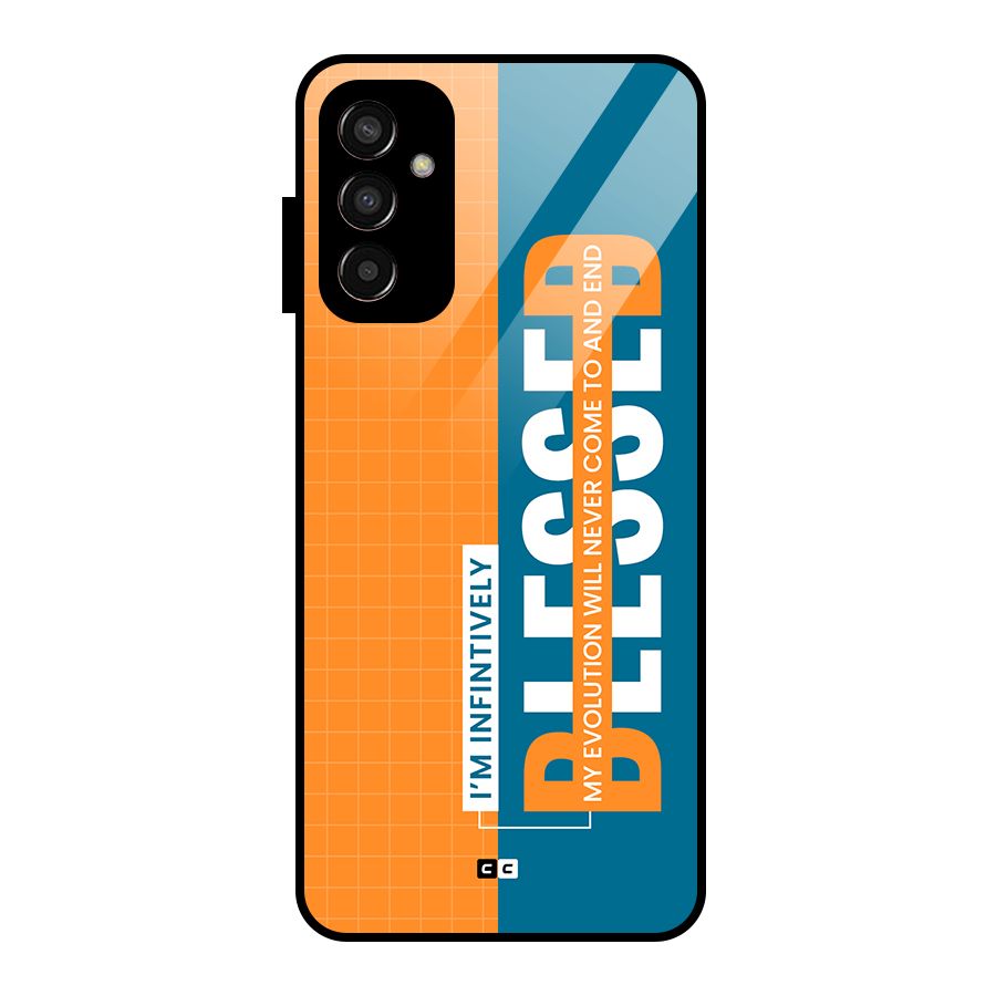 Infinite Blessed Glass Back Case for Galaxy F13