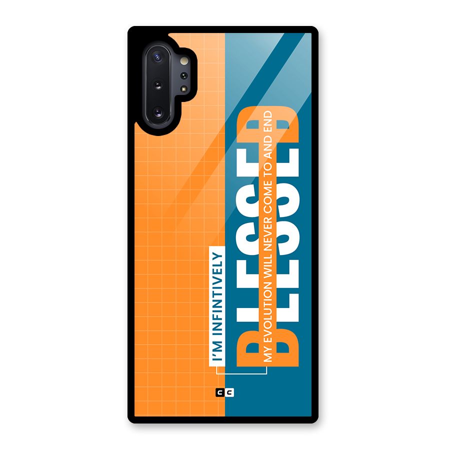 Infinite Blessed Glass Back Case for Galaxy Note 10 Plus