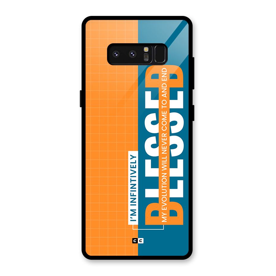 Infinite Blessed Glass Back Case for Galaxy Note 8