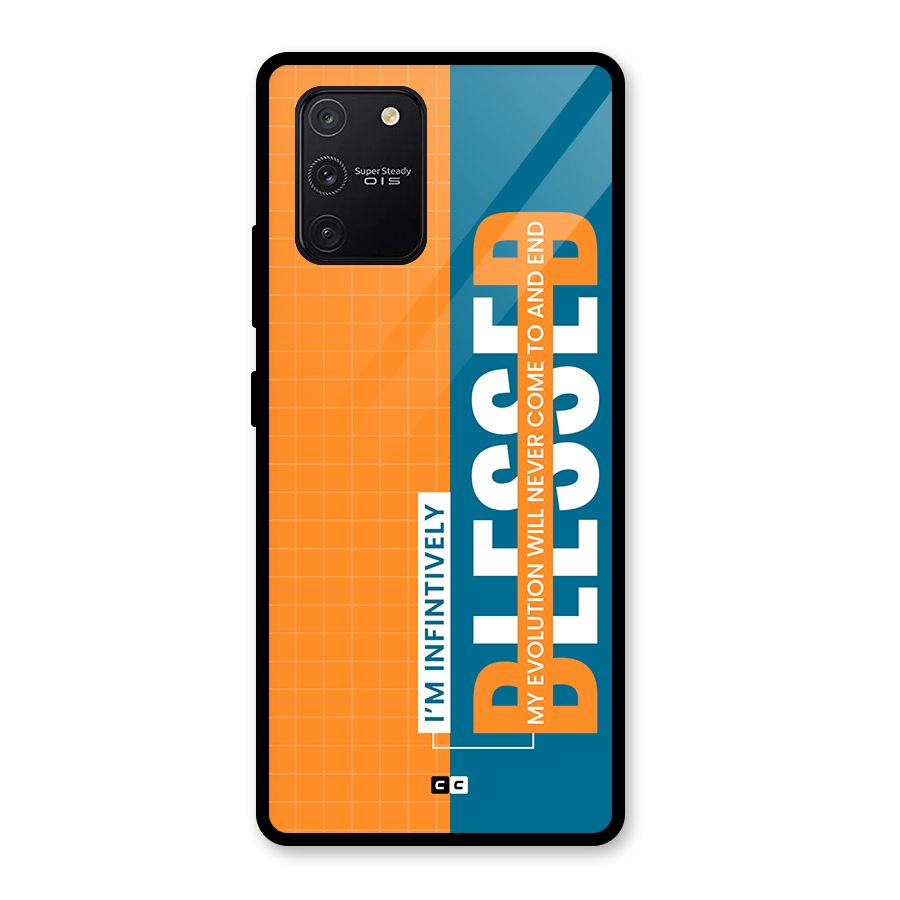 Infinite Blessed Glass Back Case for Galaxy S10 Lite