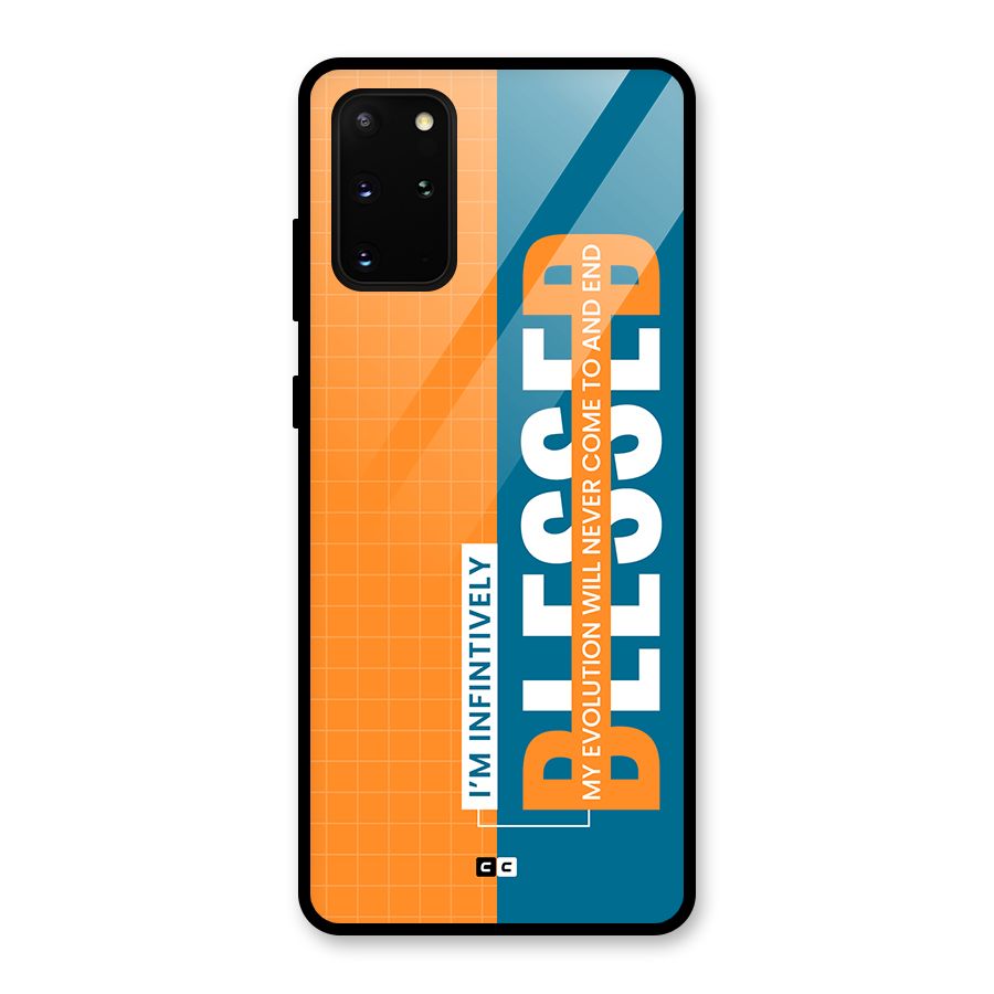 Infinite Blessed Glass Back Case for Galaxy S20 Plus