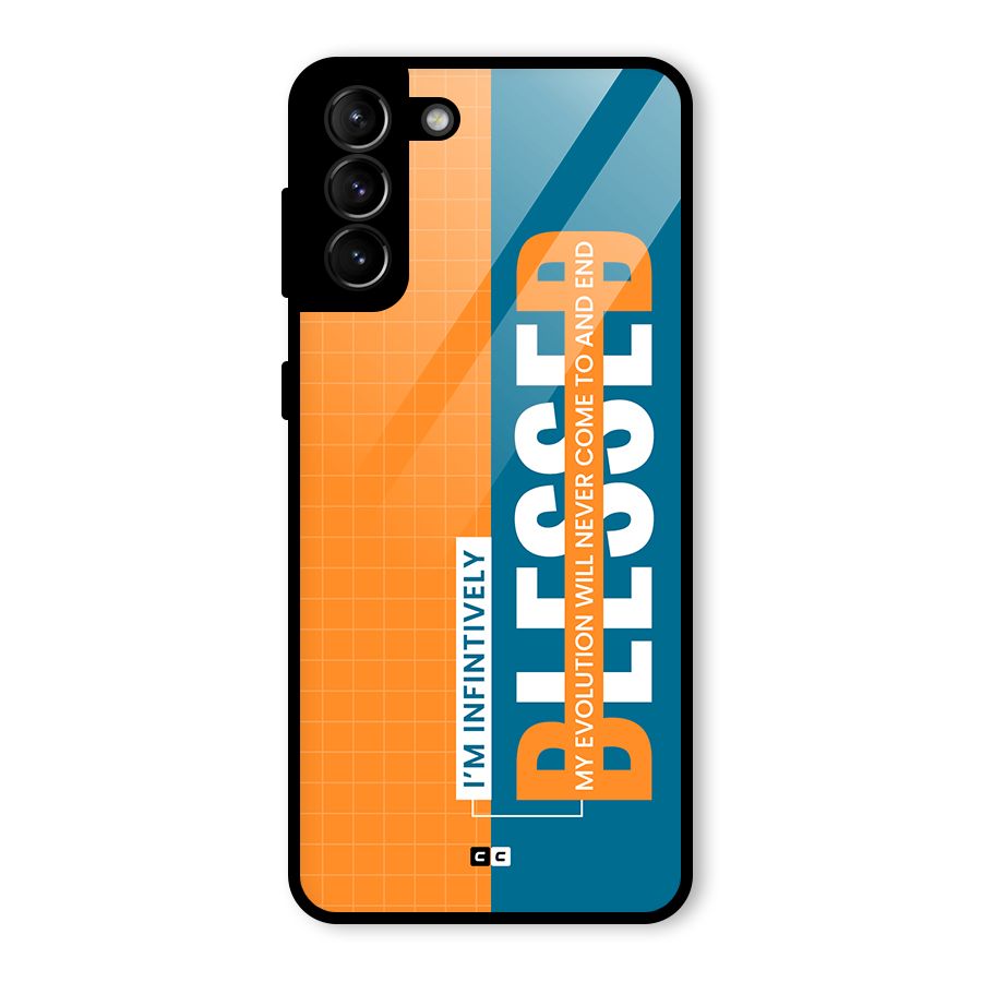 Infinite Blessed Glass Back Case for Galaxy S21 Plus