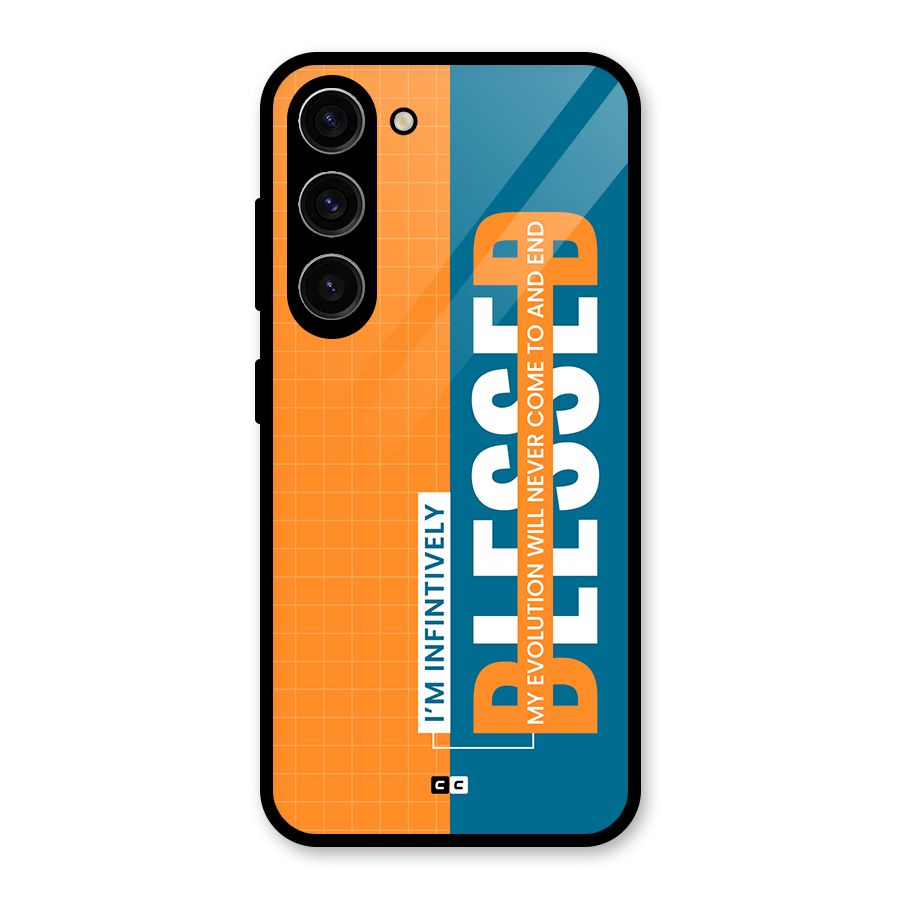 Infinite Blessed Glass Back Case for Galaxy S23