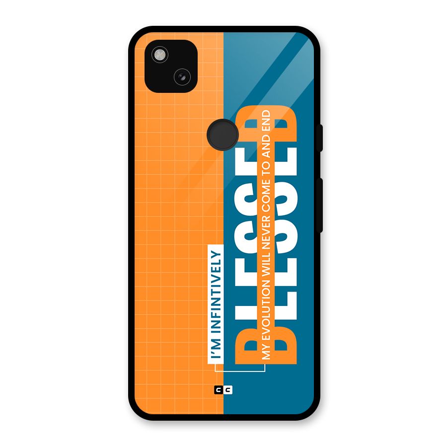 Infinite Blessed Glass Back Case for Google Pixel 4a