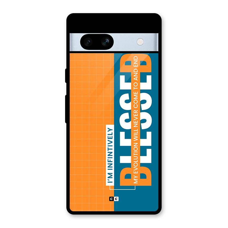 Infinite Blessed Glass Back Case for Google Pixel 7a
