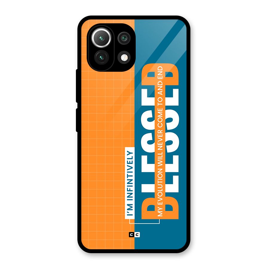 Infinite Blessed Glass Back Case for Mi 11 Lite NE 5G