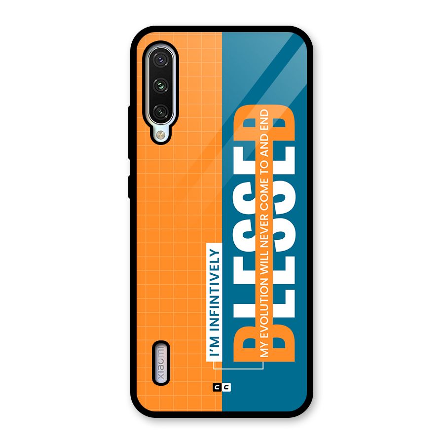 Infinite Blessed Glass Back Case for Mi A3