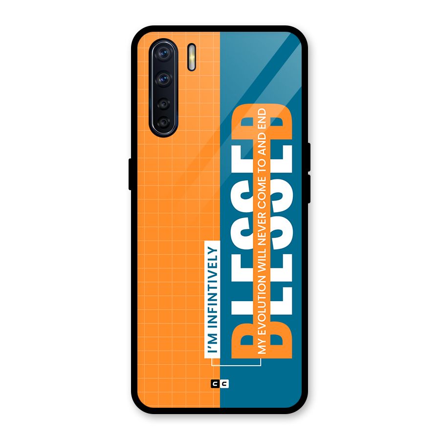 Infinite Blessed Glass Back Case for Oppo F15
