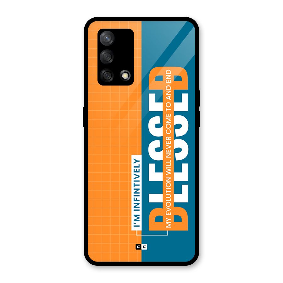 Infinite Blessed Glass Back Case for Oppo F19