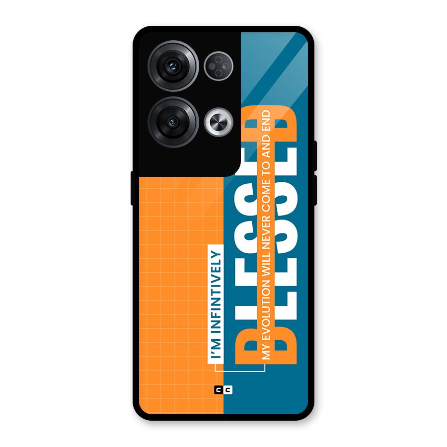 Infinite Blessed Glass Back Case for Oppo Reno8 Pro 5G