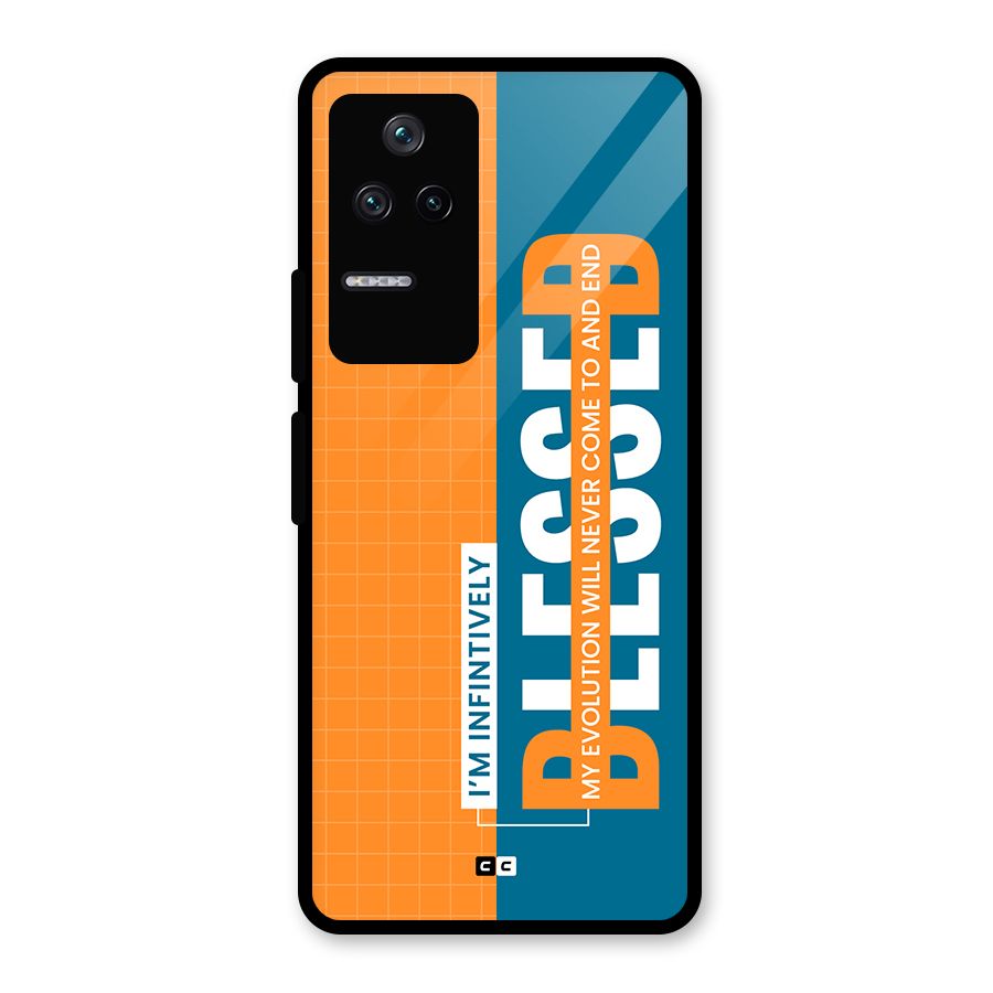 Infinite Blessed Glass Back Case for Poco F4 5G