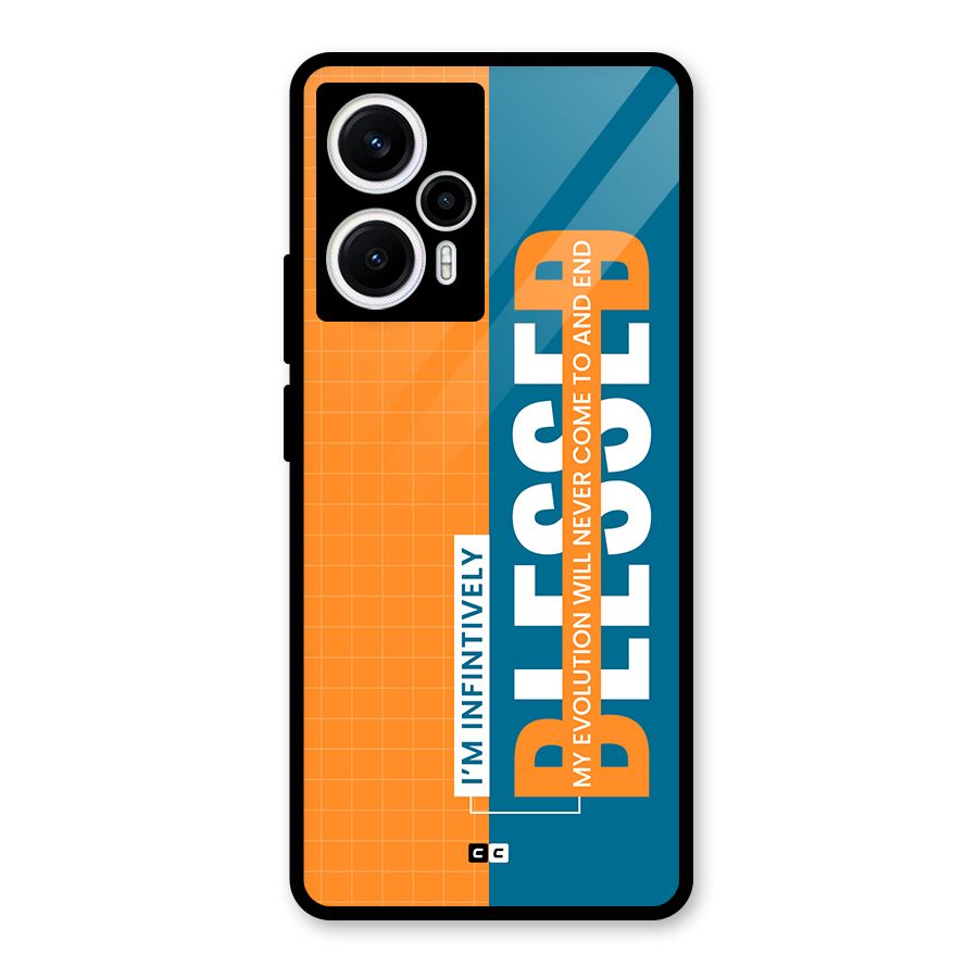 Infinite Blessed Glass Back Case for Poco F5