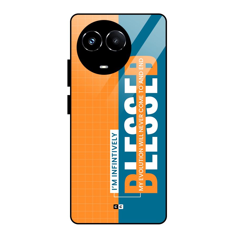 Infinite Blessed Glass Back Case for Realme 11X