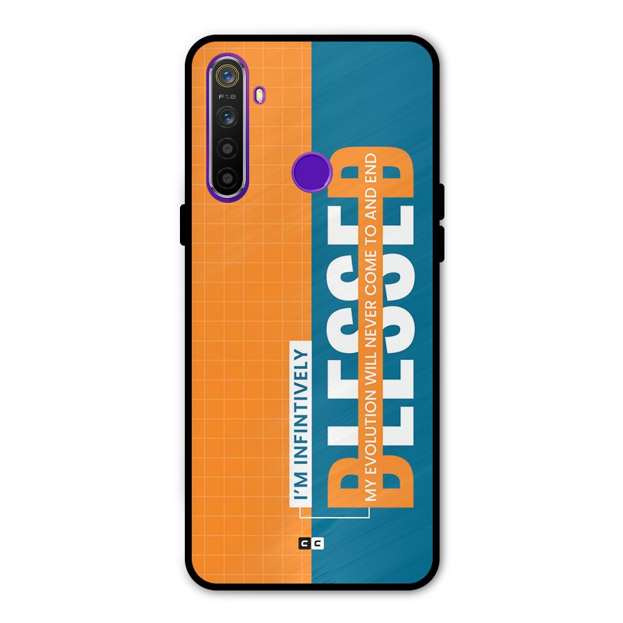 Infinite Blessed Glass Back Case for Realme 5s