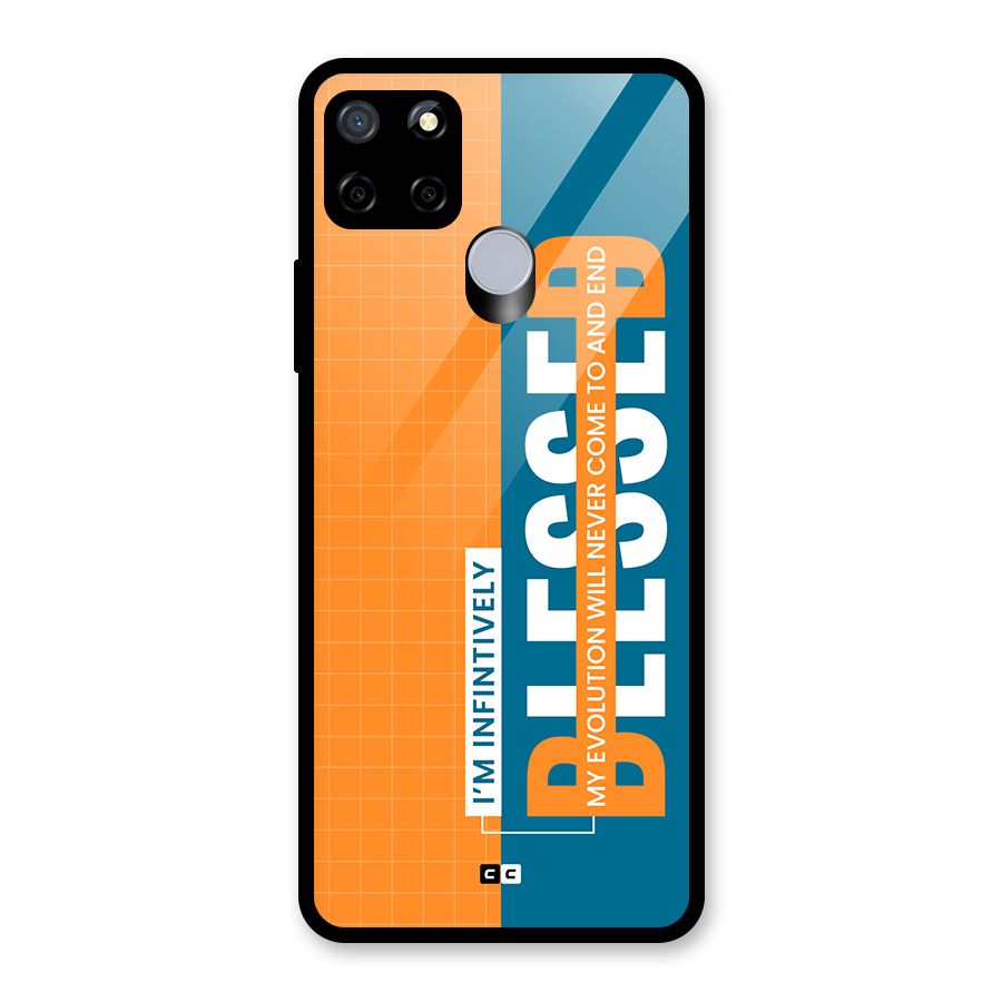 Infinite Blessed Glass Back Case for Realme C15