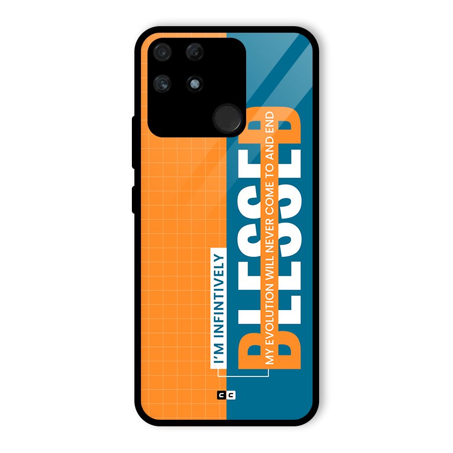 Infinite Blessed Glass Back Case for Realme Narzo 50A