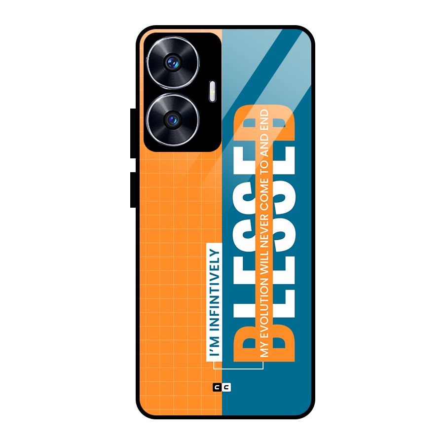 Infinite Blessed Glass Back Case for Realme Narzo N55