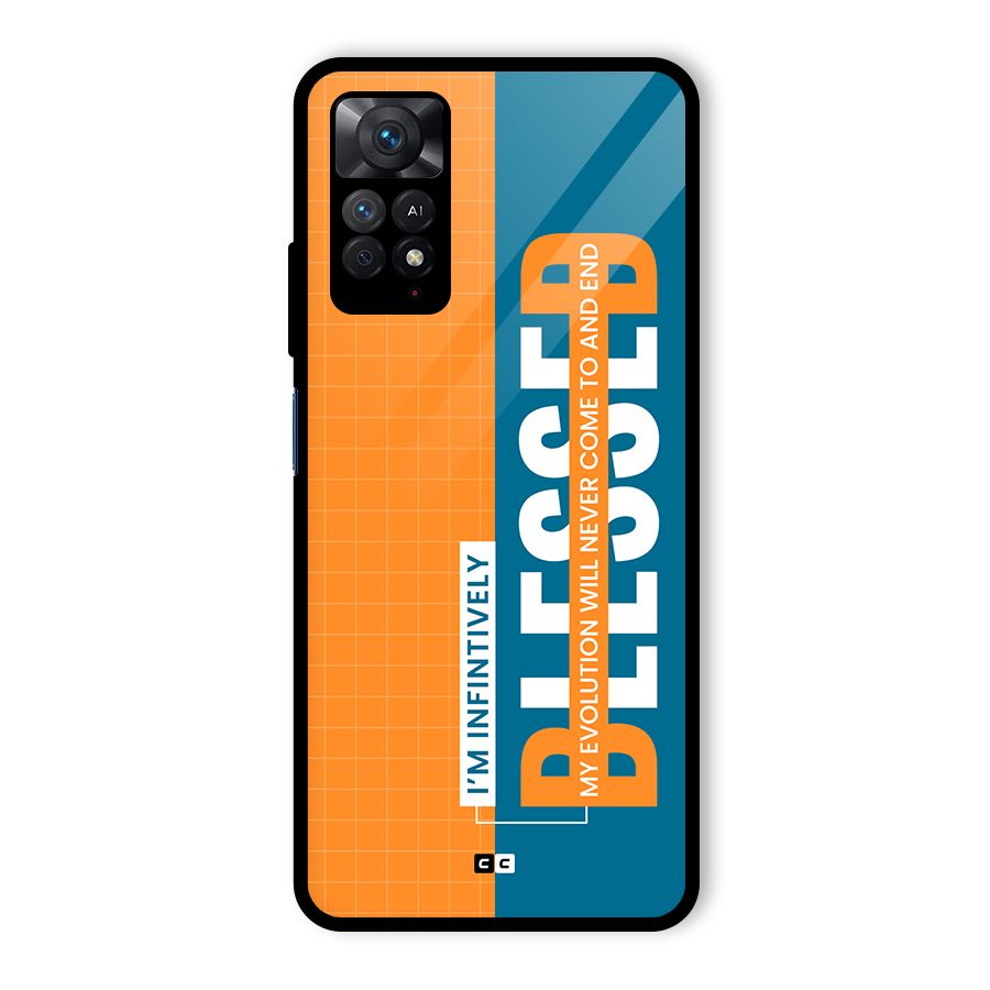 Infinite Blessed Glass Back Case for Redmi Note 11 Pro Plus 5G