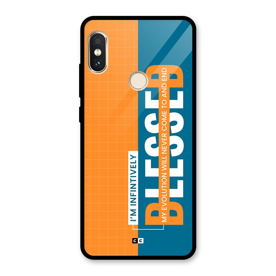 Infinite Blessed Glass Back Case for Redmi Note 5 Pro