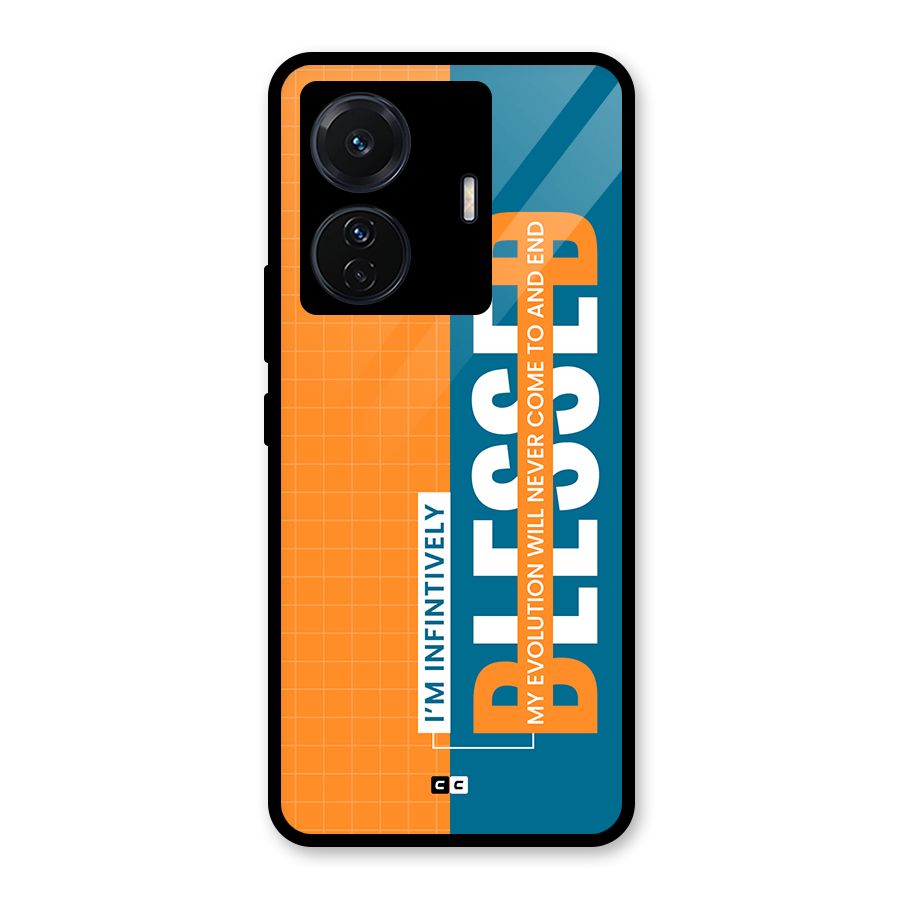 Infinite Blessed Glass Back Case for Vivo T1 Pro
