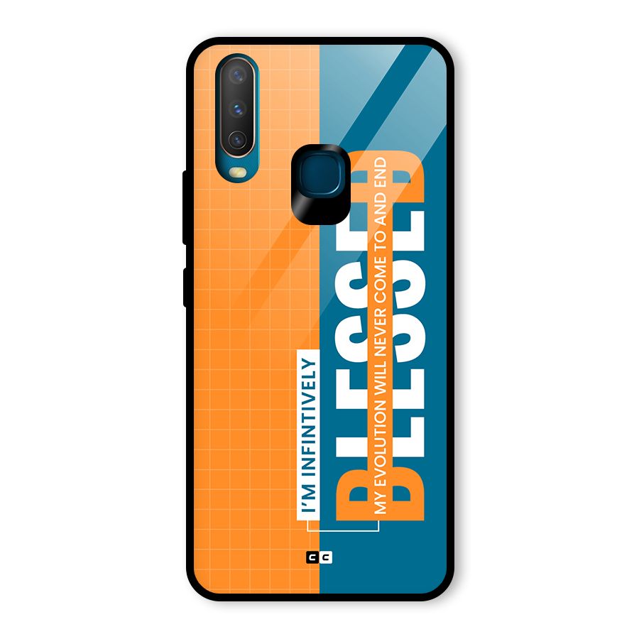 Infinite Blessed Glass Back Case for Vivo U10