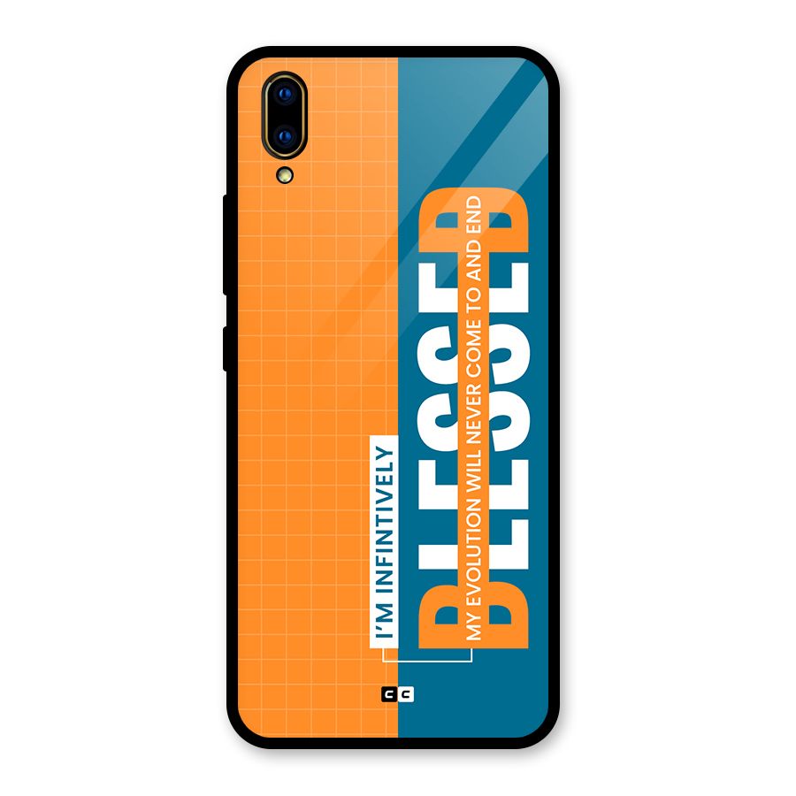 Infinite Blessed Glass Back Case for Vivo V11 Pro