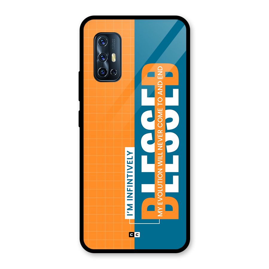 Infinite Blessed Glass Back Case for Vivo V17