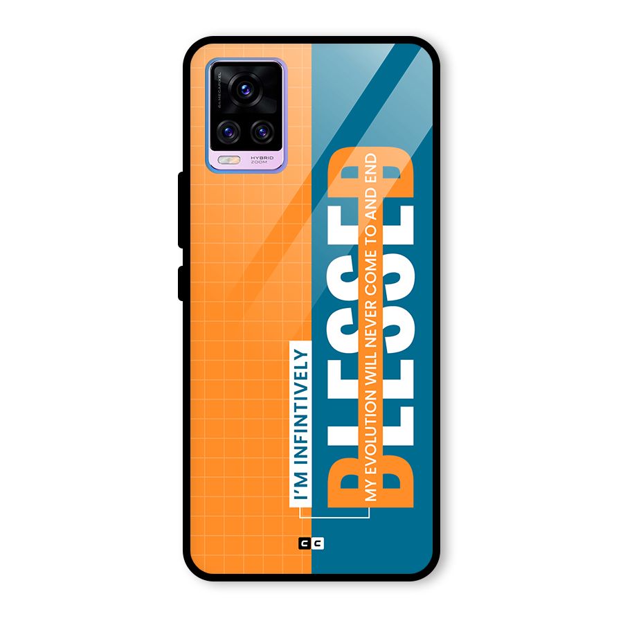 Infinite Blessed Glass Back Case for Vivo V20 Pro