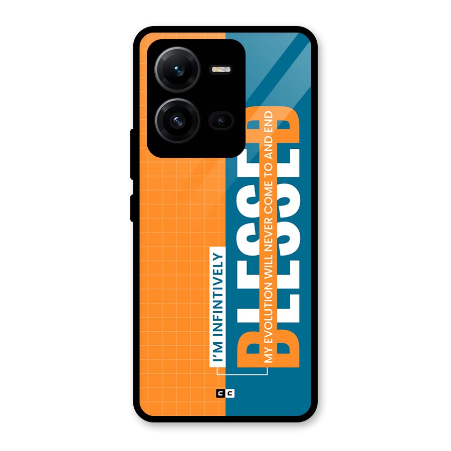 Infinite Blessed Glass Back Case for Vivo V25