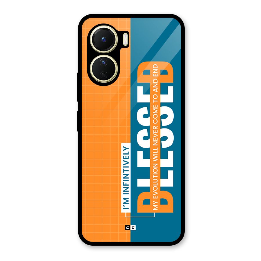Infinite Blessed Glass Back Case for Vivo Y16