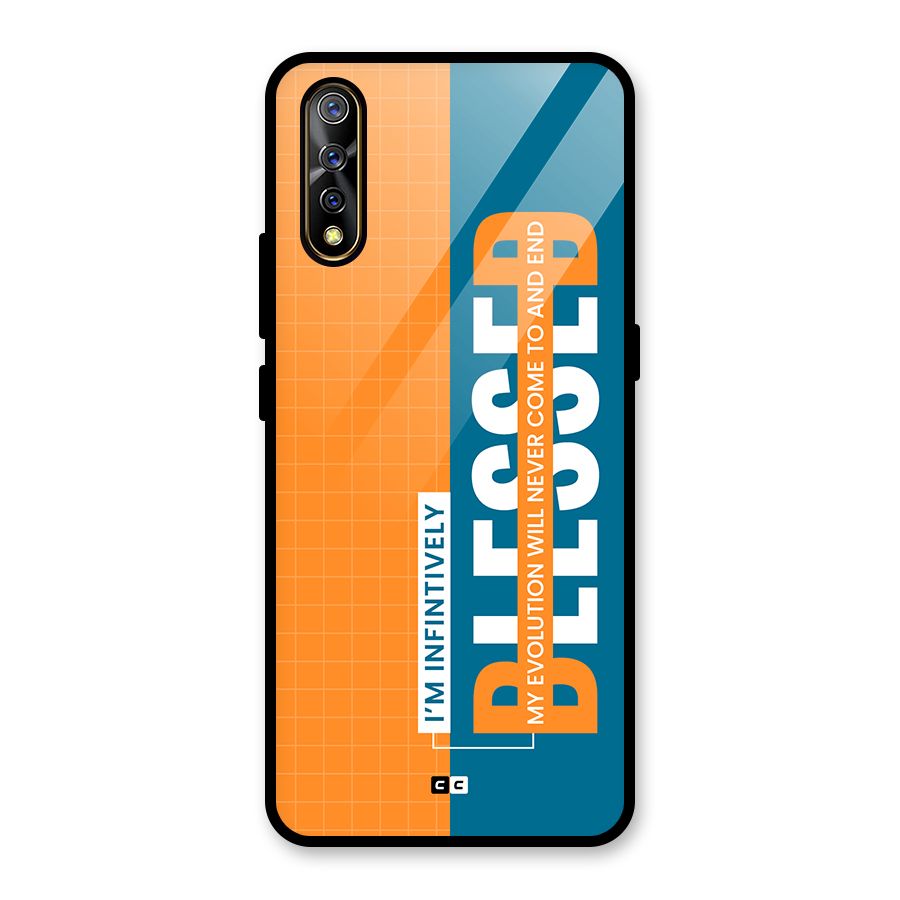 Infinite Blessed Glass Back Case for Vivo Z1x