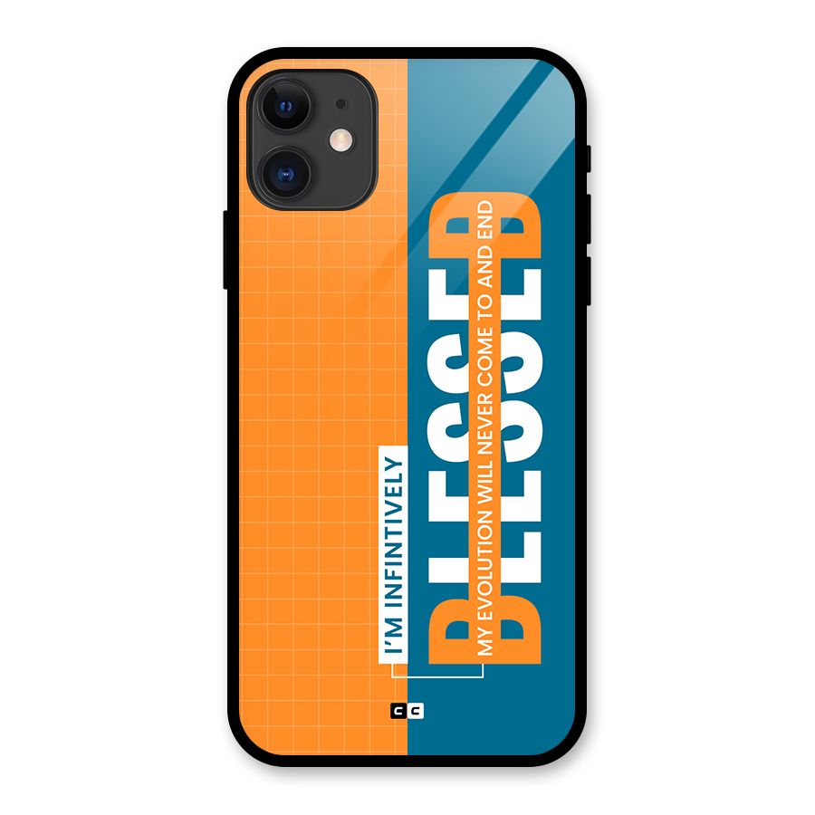 Infinite Blessed Glass Back Case for iPhone 11