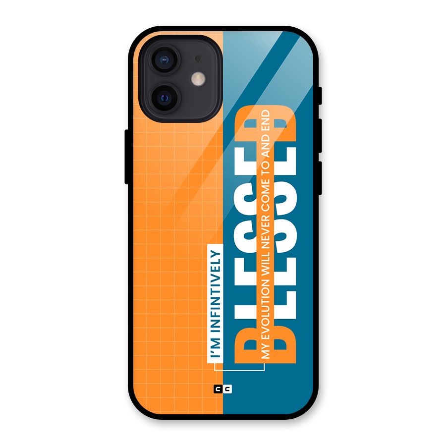 Infinite Blessed Glass Back Case for iPhone 12