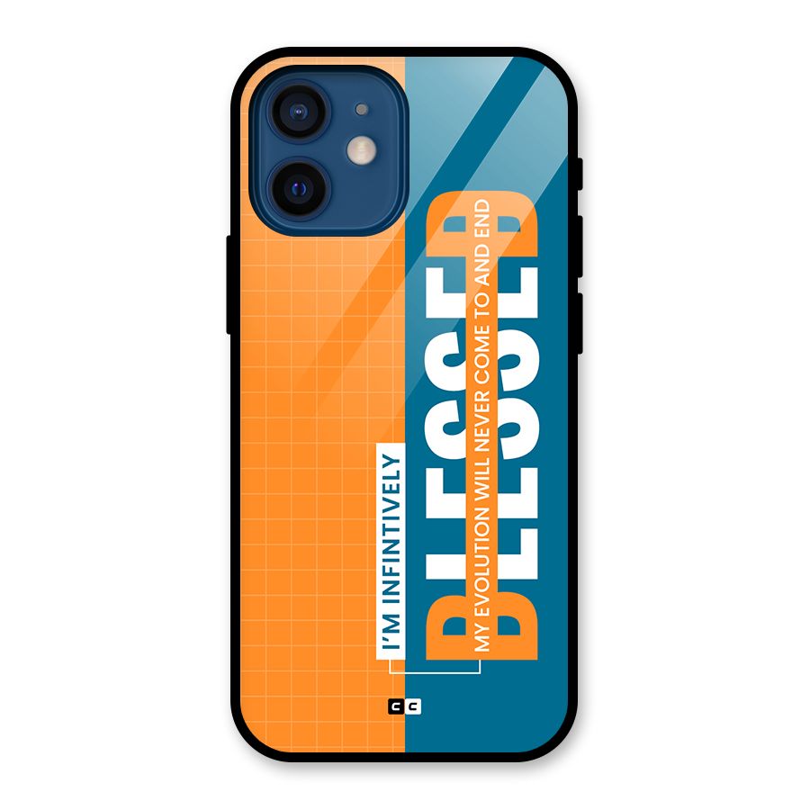Infinite Blessed Glass Back Case for iPhone 12 Mini
