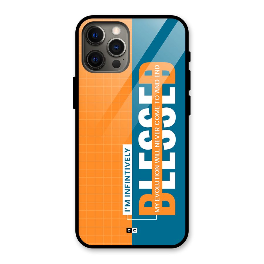 Infinite Blessed Glass Back Case for iPhone 12 Pro Max