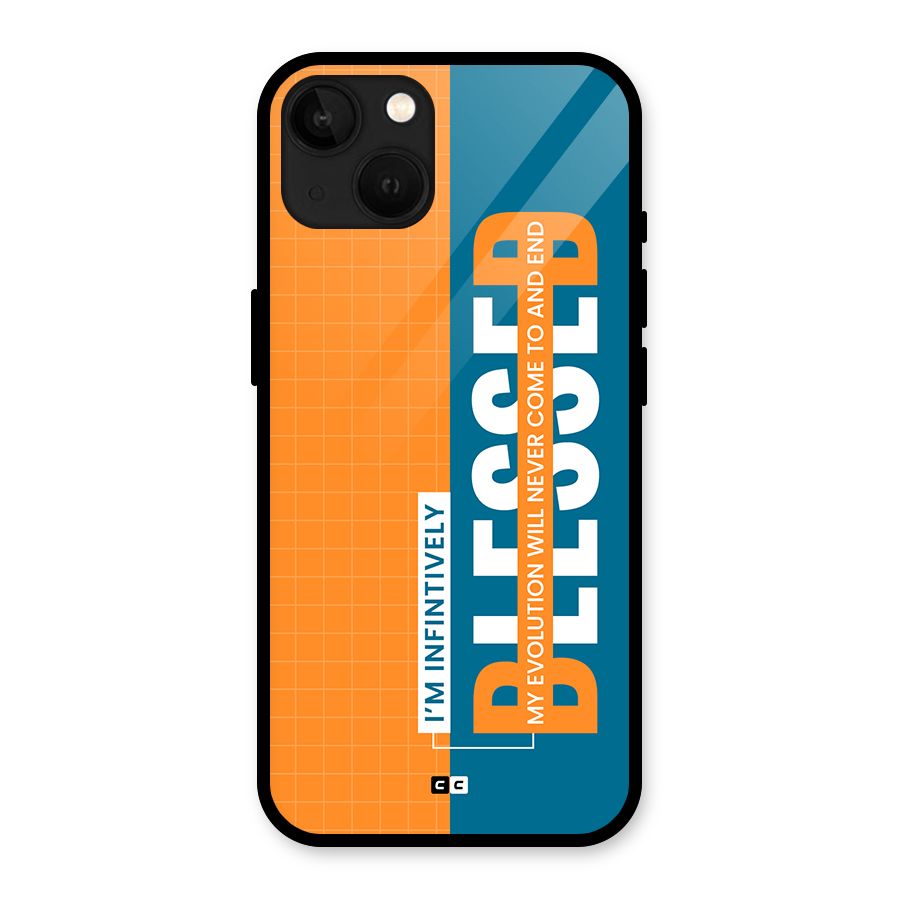 Infinite Blessed Glass Back Case for iPhone 13