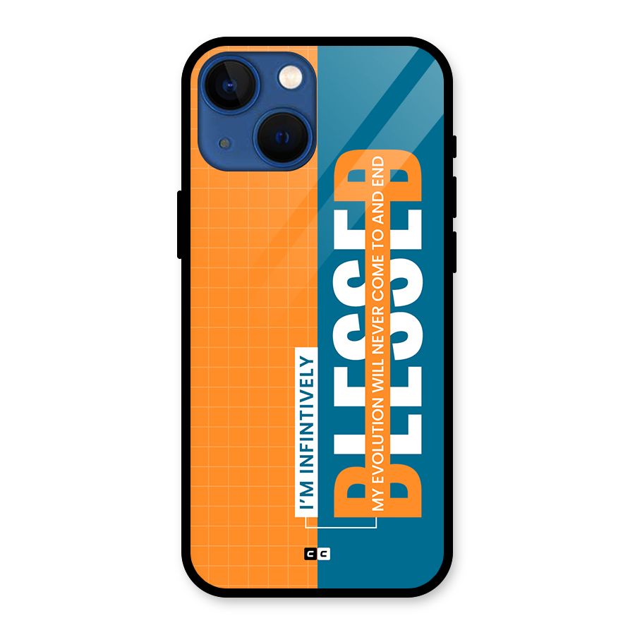 Infinite Blessed Glass Back Case for iPhone 13 Mini