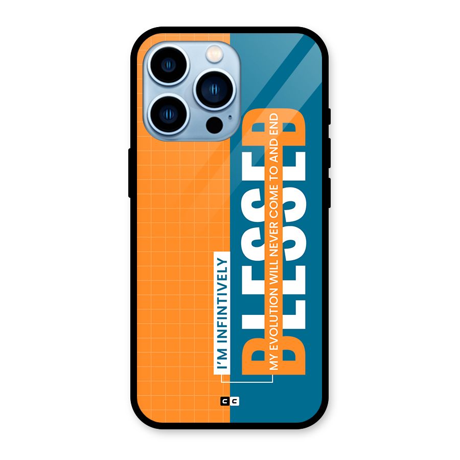 Infinite Blessed Glass Back Case for iPhone 13 Pro
