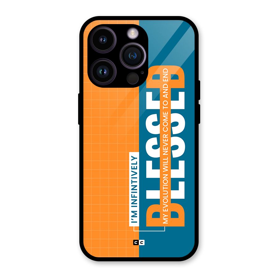 Infinite Blessed Glass Back Case for iPhone 14 Pro