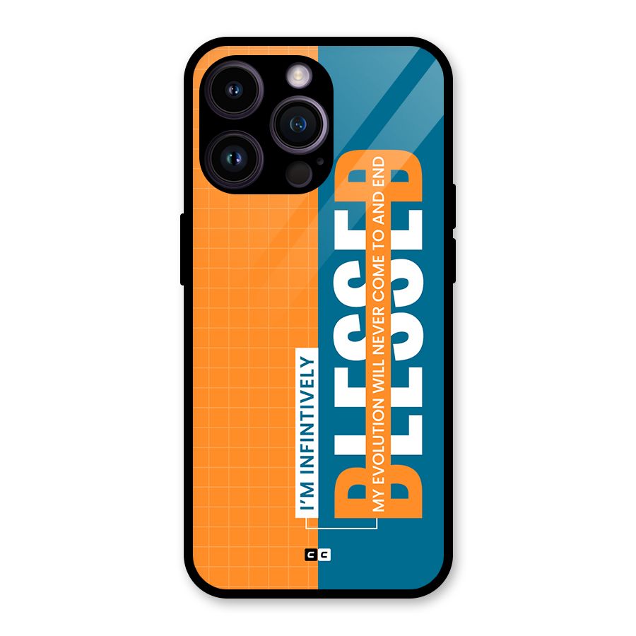 Infinite Blessed Glass Back Case for iPhone 14 Pro Max