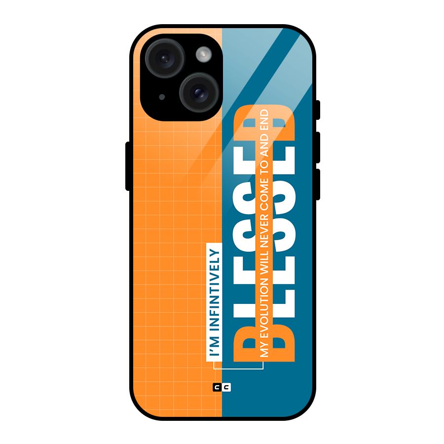 Infinite Blessed Glass Back Case for iPhone 15