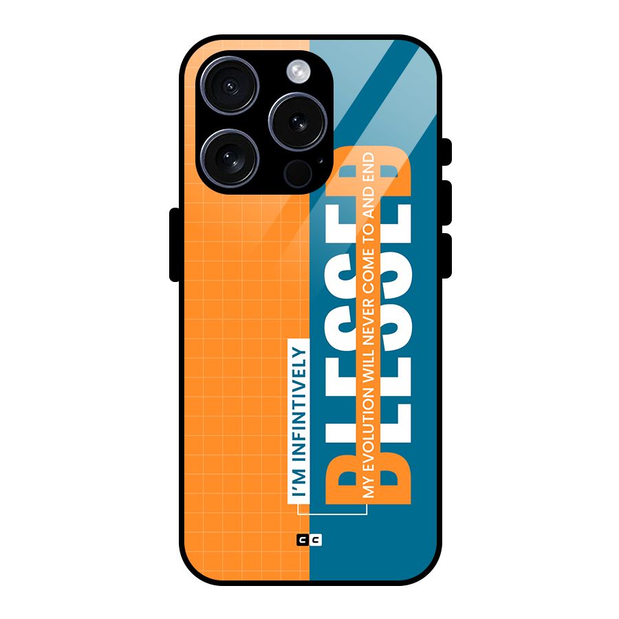 Infinite Blessed Glass Back Case for iPhone 15 Pro